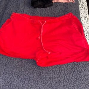 Red shorts